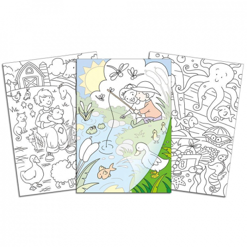 Cărți Educative, Activități - Carte de colorat - Copiezi si te distrezi