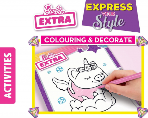 Carte de colorat cu activitati Barbie  - Stilul tau [2]