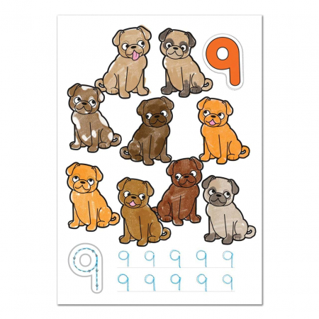 Carte de colorat cu activitati in limba engleza si abtibilduri 1 - 20 [2]