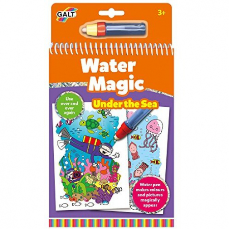 Art & Craft si Artizanat - Carte de colorat cu apa magica Water Magic - Lumea acvatica.