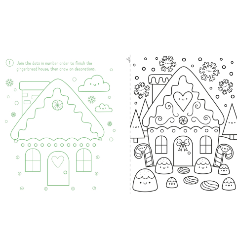 Carte de colorat pentru geam, Cute Christmas Window Art, 5 Ani+ [1]