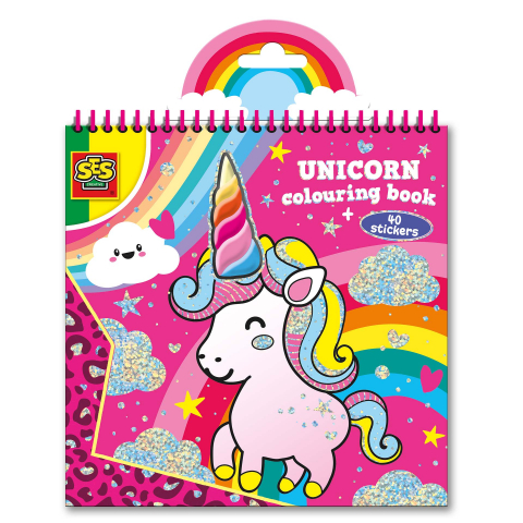 Cărți Educative, Activități - Carte de colorat Unicorn, copii varsta 3 ani+,5 ani+