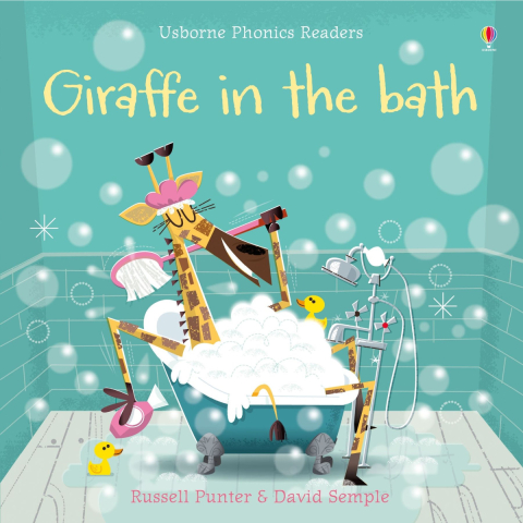 Carti in Engleza pentru copii - Carte de povesti, O Baie pentru Girafa, Giraffe in the Bath, Varsta 3 ani+
