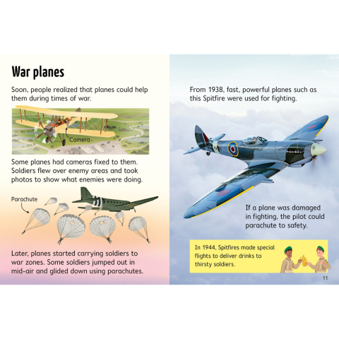 Carte educativa, Primele Zboruri, Istoria Avioanelor, Beginners Planes, Varsta 4 ani+ [2]