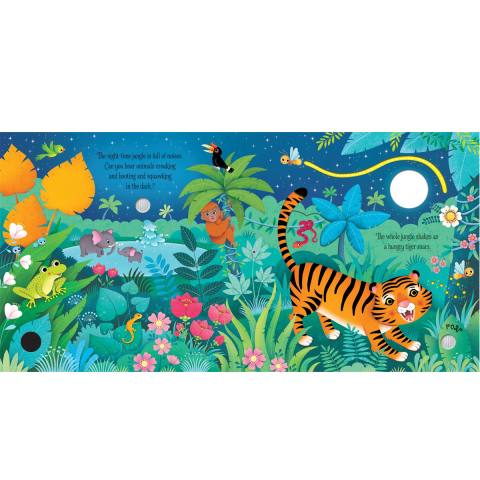 Carte interactiva cu sunete, Jungla, Jungle Sounds Book, 3 Ani+ [1]