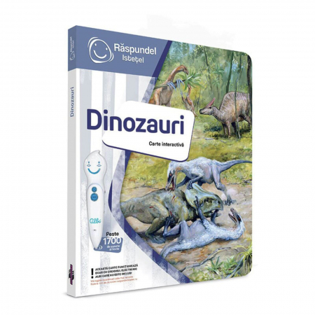 Jucării și Jocuri pentru copii - Carte vorbitoare Raspundel Istetel - Dinozauri