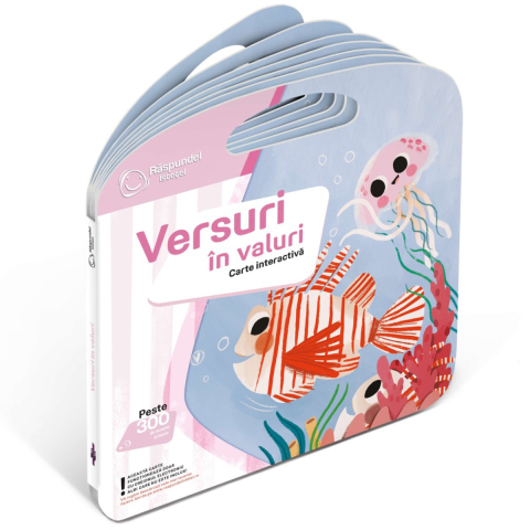 Carte Interactiva Raspundel Istetel - Aventuri Subacvatice, Versuri in valuri, Varsta 2 Ani+ [2]