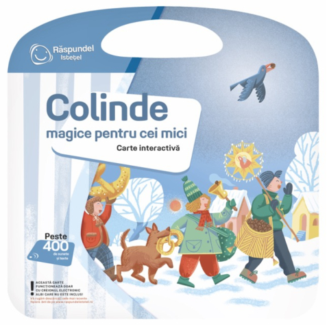 Carte Interactiva Raspundel Istetel, Colinde de Craciun si Cantece de Iarna, 400+ Sunete [2]