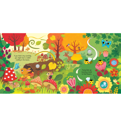 Carte Sonora Sound Book, Padurea Fermecata, Woodlands Sounds, varsta 3 ani+ [2]