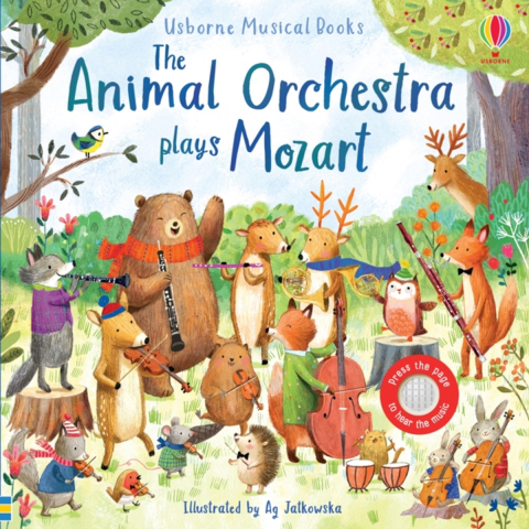 Cărți Educative, Activități - Carte sonora, The Animal Orchestra Plays Mozart , 10 pagini, Varsta 1-5 Ani