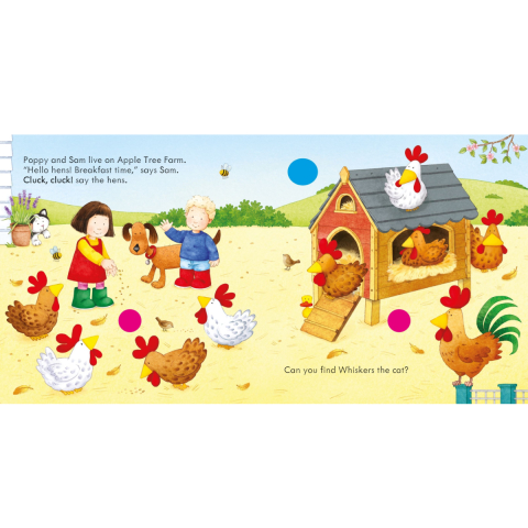 Carte Sonora Usborne Sound Book, Ferma Animalelor, Poppy and Sam Animal Farm, varsta 6 luni+ [1]