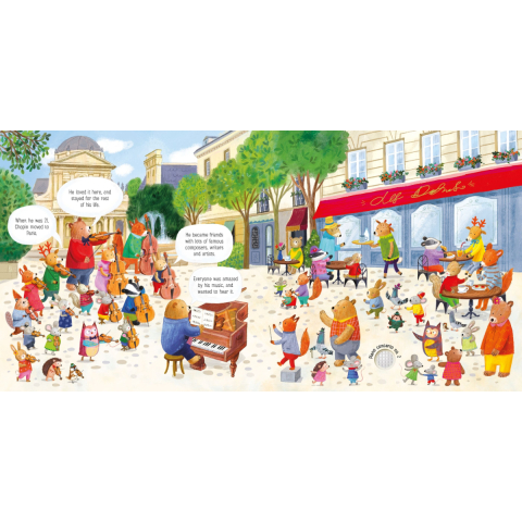 Carte Sonora Usborne Sound Book, Orchestra Animalelor interpreteaza Chopin, The Animal Orchestra Plays Chopin, varsta 12 luni+ [3]