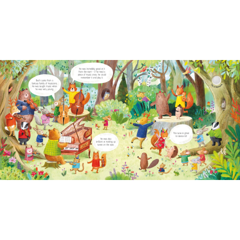 Carte Sonora Usborne Sound Book, Orchestra Animalelor si Bach, Animal Orchestra Plays Bach, varsta 6 luni+ [1]