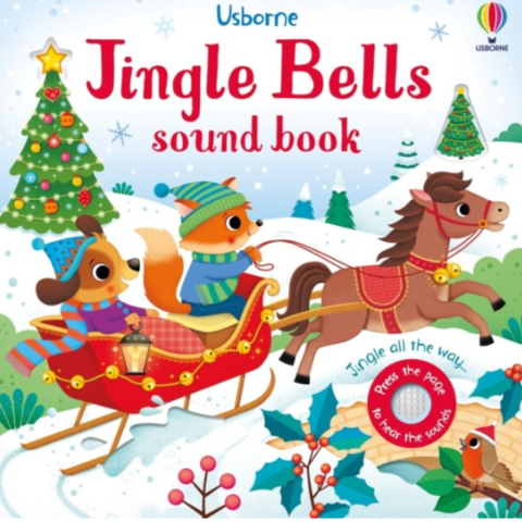 Carti in Engleza pentru copii - Carte Sonora Usborne Sound Books,  Jingle Bells, Clopotei, varsta 4-8 ani+