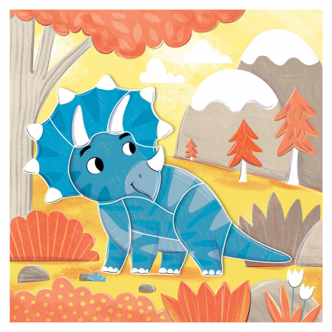 Cărți Educative, Activități - Cartea mea cu stickere -  Dinozauri prietenosi