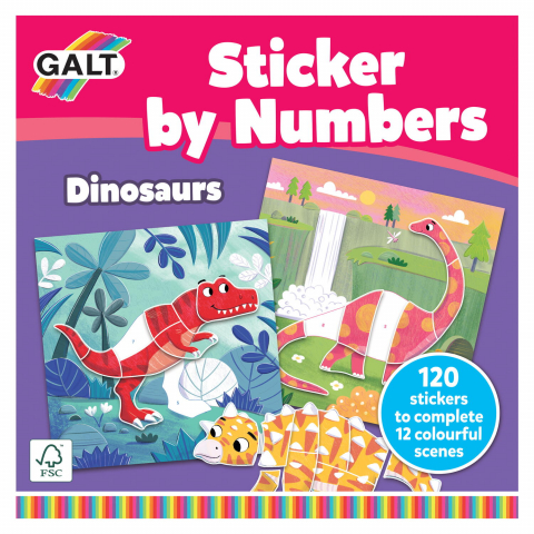 Cartea mea cu stickere -  Dinozauri prietenosi [7]
