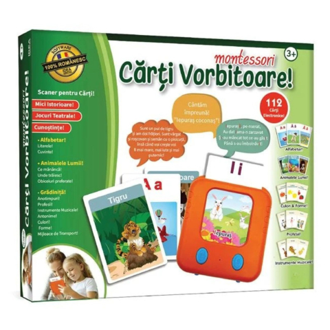 Carti Vorbitoare Montessori joc educativ electronic copii 3+ [6]