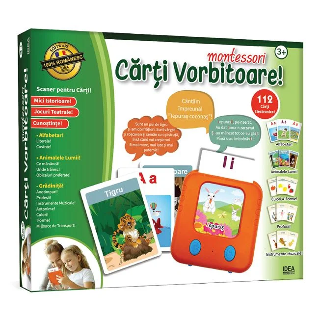 Carti Vorbitoare Montessori joc educativ electronic copii 3+ [0]