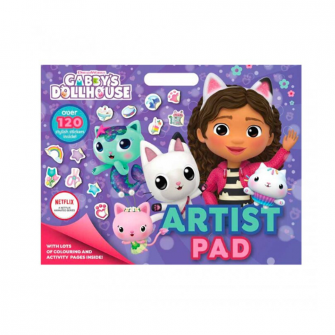 Cărți Educative, Activități - Carticica cu activitati a artistului - Gabby's Dollhouse