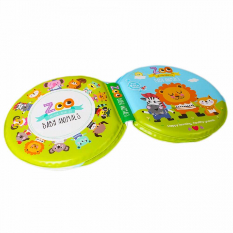 Carticica de baie plutitoare pentru bebelusi, aventuri fascinante la ora baii, zoo [3]
