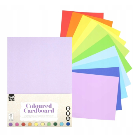 Art & Craft si Artizanat - Carton A4 colorat 220 GSM 10foi amb  Grafix