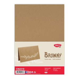 Birotică și Papetărie - Carton natur 220 g/mp a4 10 coli daco cn2210