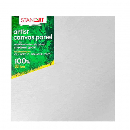 Pânză pictură, carton pânzat, canvas - Carton panzat din bumbac, pictura si desen, 30 x 30 cm
