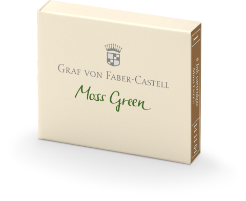 Rechizite Școlare - Cartuse cerneala mici verzi 6 buc/cutie graf von faber-castel