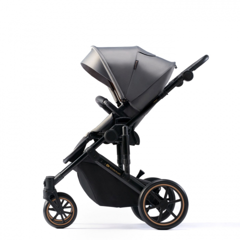 Carucior 3 in 1 kinderkraft prime 2 3in1 mink pro grey, varsta de la 0 luni la 5 ani [1]