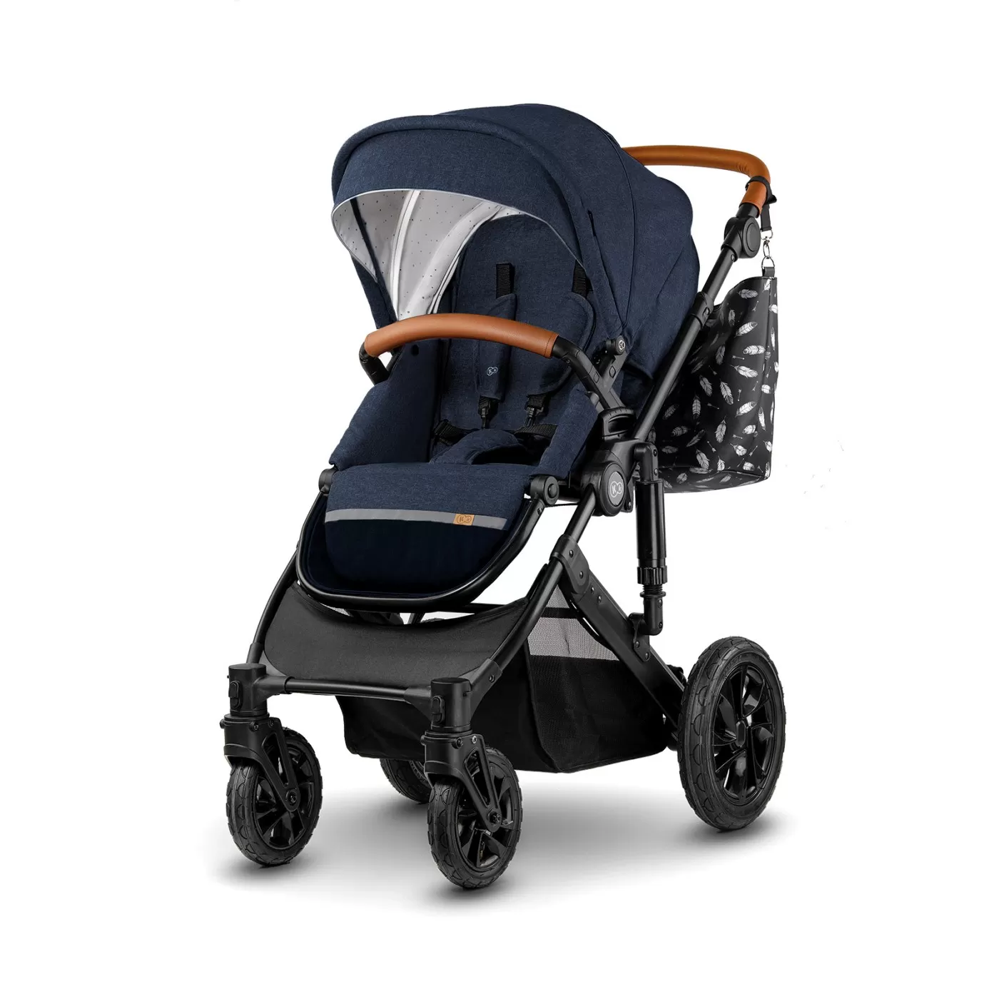 Carucior 3 in 1 kinderkraft prime 2 3in1 mink pro navy, varsta de la 0 luni la 5 ani [5]