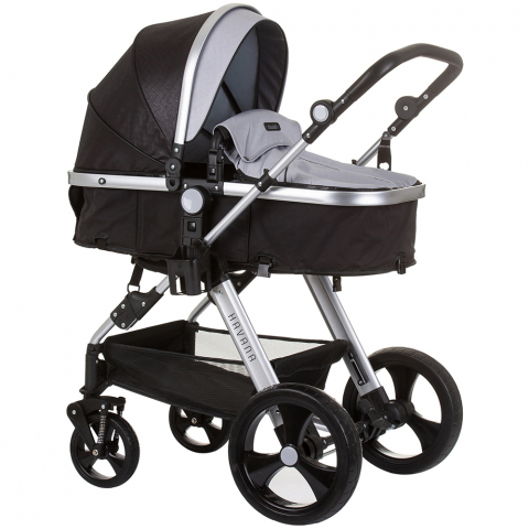 Carucioare, articole transport - Carucior Chipolino Havana 2 in 1 obsidian silver