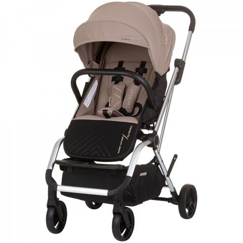 Carucioare, articole transport - Carucior Chipolino Twister macadamia cu sezut rotativ