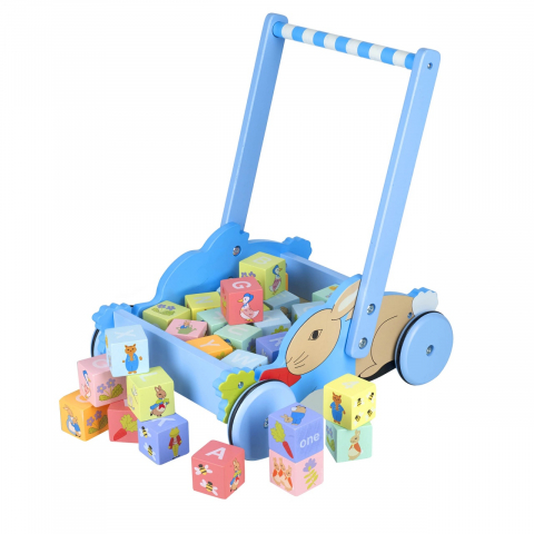 Carucior cu cuburi Peter Rabbit, Orange Tree Toys, varsta 1 - 3 ani, Baiat, Fata [2]