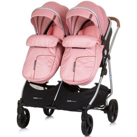 Carucior gemeni Chipolino Duo Smart 3 in 1 flamingo [7]