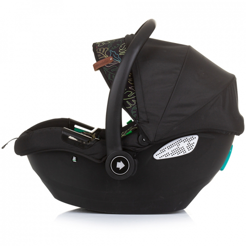 Carucior gemeni Chipolino Duo Smart 3 in 1 obsidian leaves [15]