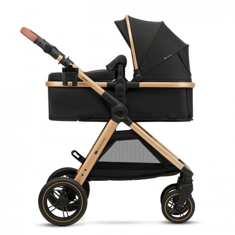 Carucioare, articole transport - Carucior kinderkraft esme, 3 in 1, pure black, varsta de la 0 luni la 4 ani