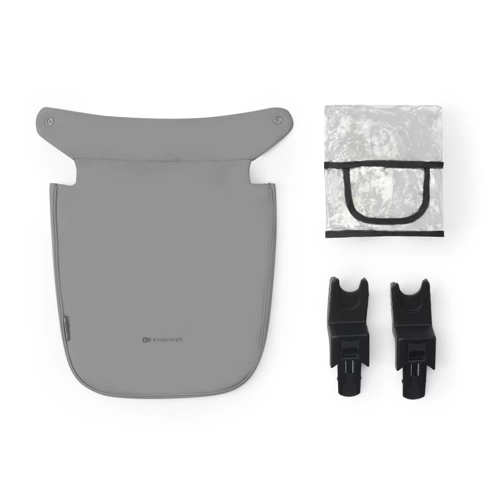 Carucior kinderkraft newly, 3 in 1, moonlight grey, varsta de la 0 luni la 5 ani [8]