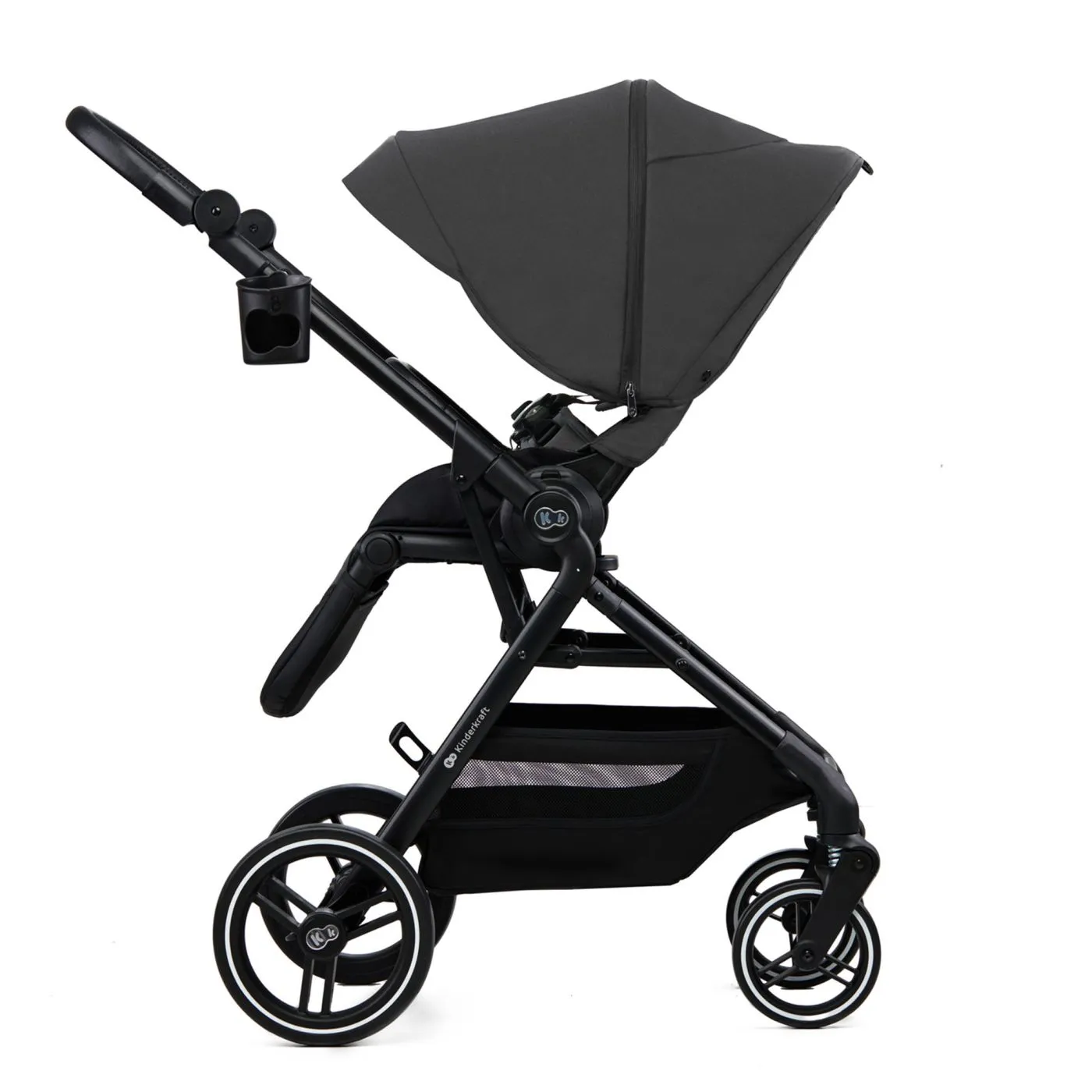 Carucior kinderkraft yoxi 2in1, moonlight grey, copii varsta 0 luni pana la 4 ani [5]