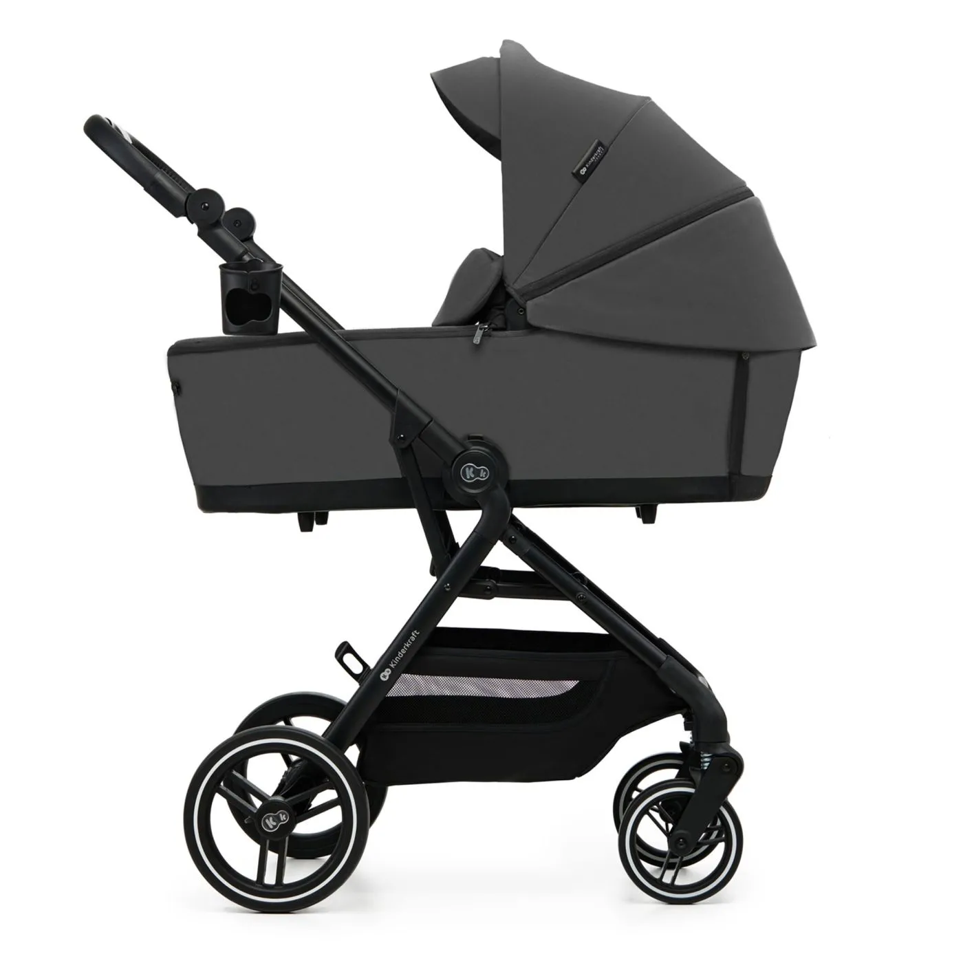 Carucior kinderkraft yoxi 2in1, moonlight grey, copii varsta 0 luni pana la 4 ani [3]