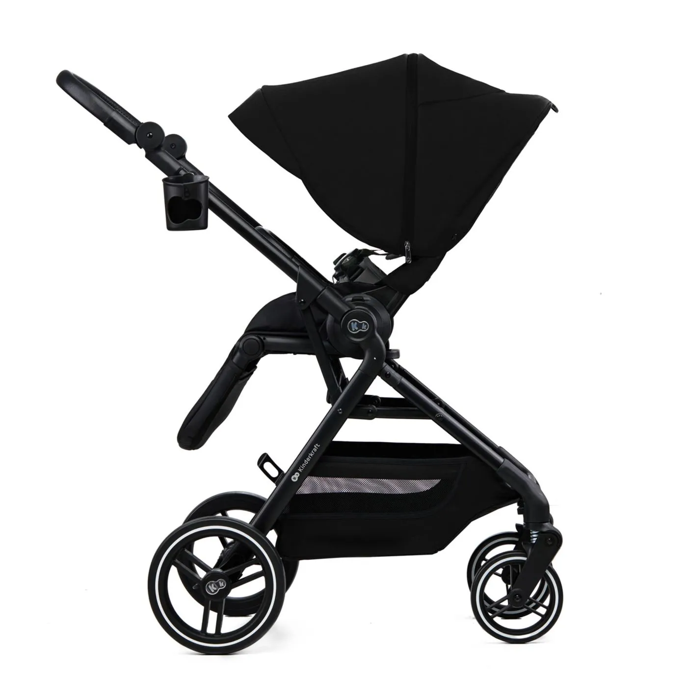 Carucior kinderkraft yoxi 2in1, pure black, copii varsta 0 luni pana la 4 ani [5]