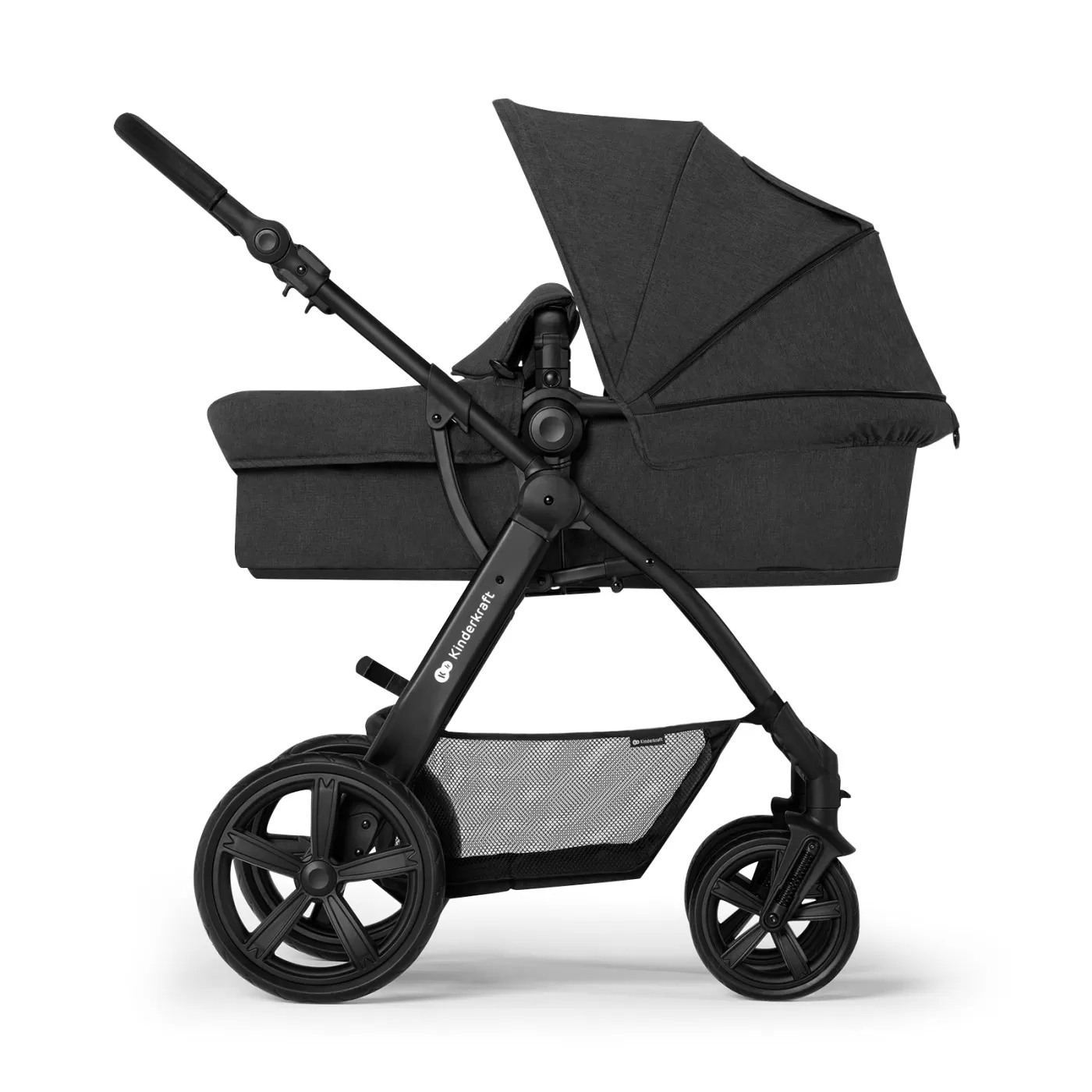 Carucior multifunctional kinderkraft moov, 3 in 1, black, varsta de la 0 luni la 5 ani [2]