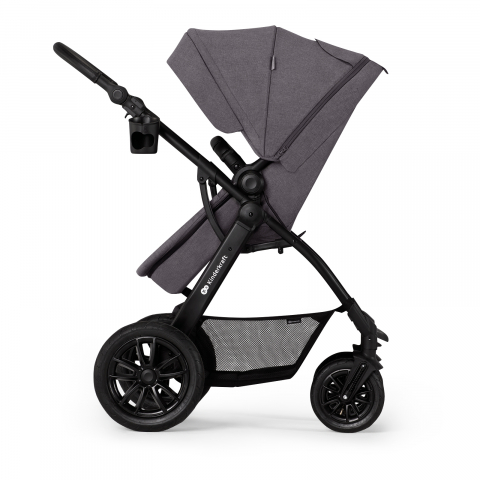 Carucior multifunctional kinderkraft xmoov, 3 in 1, dark grey, varsta de la 0 luni la 5 ani [4]