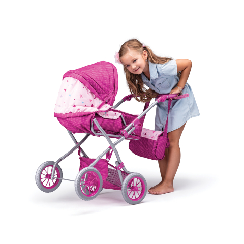 Carucior pentru papusi Unicorn - mare, copii varsta 3 ani+,6 ani+,8 ani+ [14]