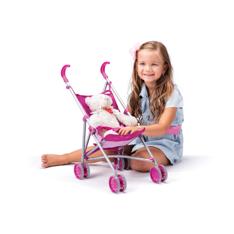 Carucior pentru papusi Unicorn - pliabil tip buggy, copii varsta 3 ani+,6 ani+,8 ani+ [3]