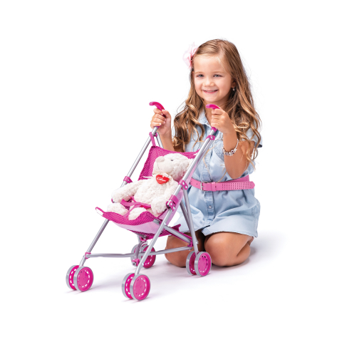 Carucior pentru papusi Unicorn - pliabil tip buggy, copii varsta 3 ani+,6 ani+,8 ani+ [1]
