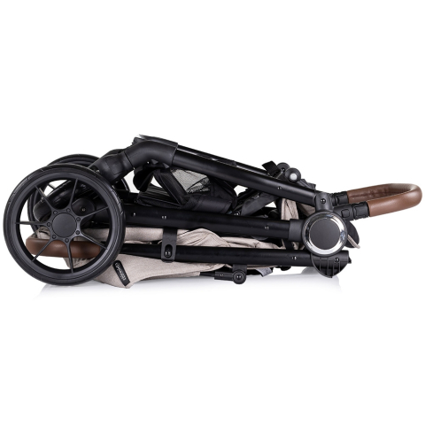 Carucior sport Chipolino Ultera cu husa picioare tiramisu [5]