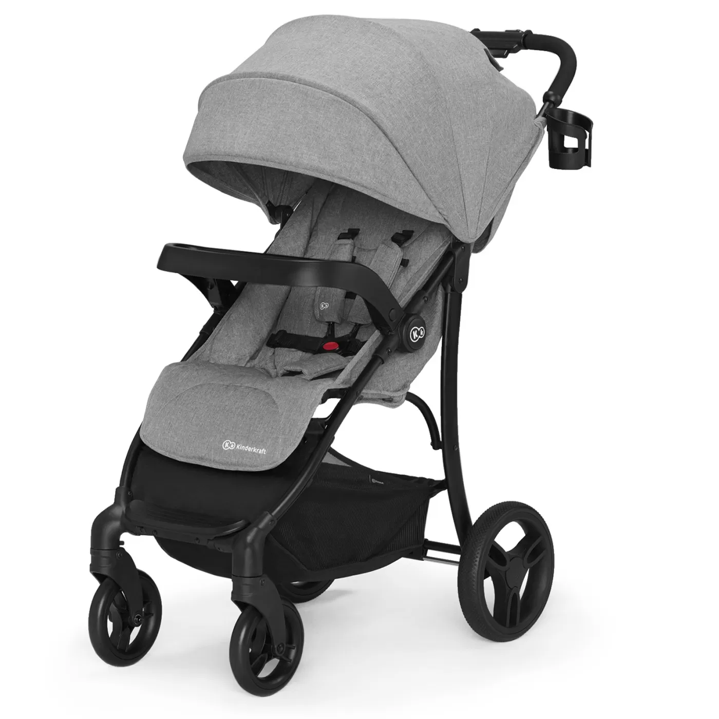 Carucioare, articole transport - Carucior sport kinderkraft cruiser, grey, varsta de la 0 luni la 3 ani