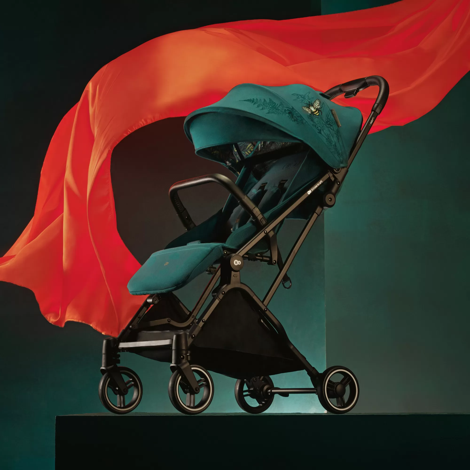 Carucior sport kinderkraft indy2, nature vibes, varsta de la 0 luni la 3 ani [8]