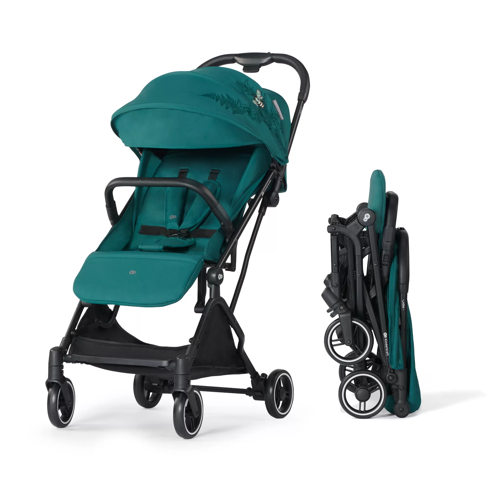 Carucior sport kinderkraft indy2, nature vibes, varsta de la 0 luni la 3 ani [1]