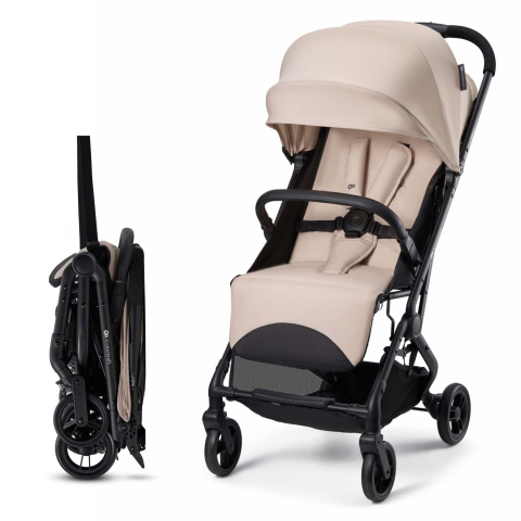 Carucioare, articole transport - Carucior sport kinderkraft indy3, misty beige copii varsta 0 luni - 3 ani